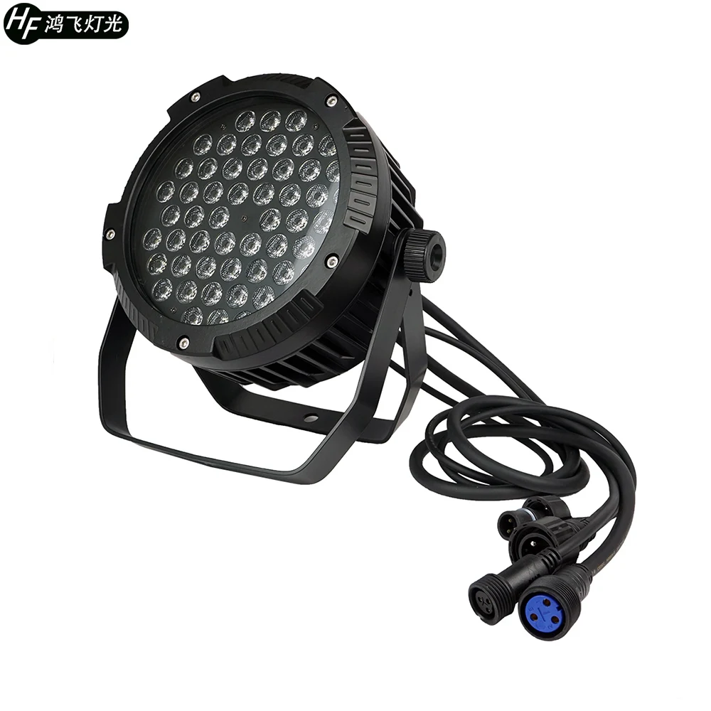 

54X3W Waterproof LED Par Light RGBW Full Color DMX Outdoor Lighting Equipment Stage Light