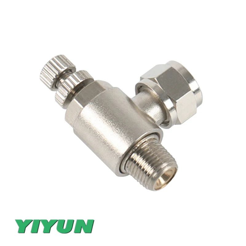 Латунный металлический регулирующий клапан дроссельной заслонки с