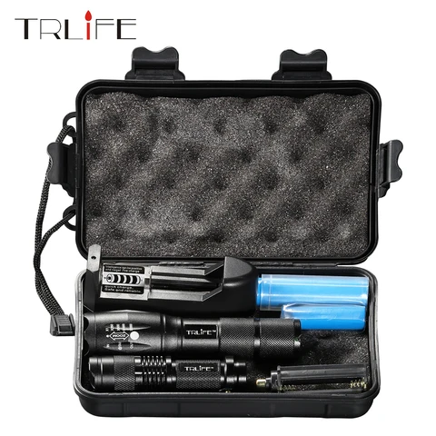 TRLIFE Тактический фонарь L2 T6 2 шт.