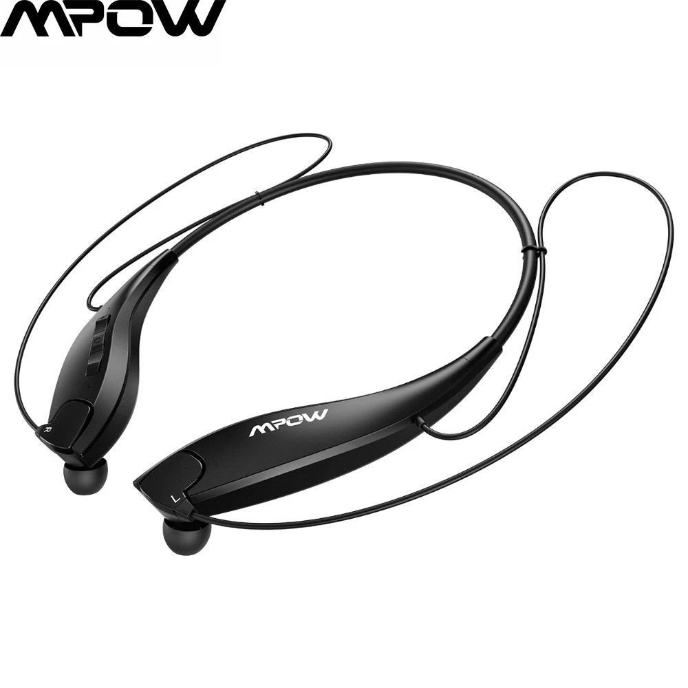 Оригинальные наушники Mpow Jaws 5Gen Bluetooth 5 0 с микрофоном кристально чистые 18 часов