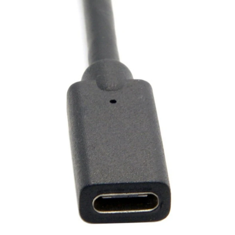 

Type-C Male to Female Elbow Extension Cable USB3.1 Full-Featured Audio and Video USB-C Data Extension Cable 20cm