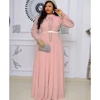 ong Sleeve African-Style Kaftan Maxi Robe 2