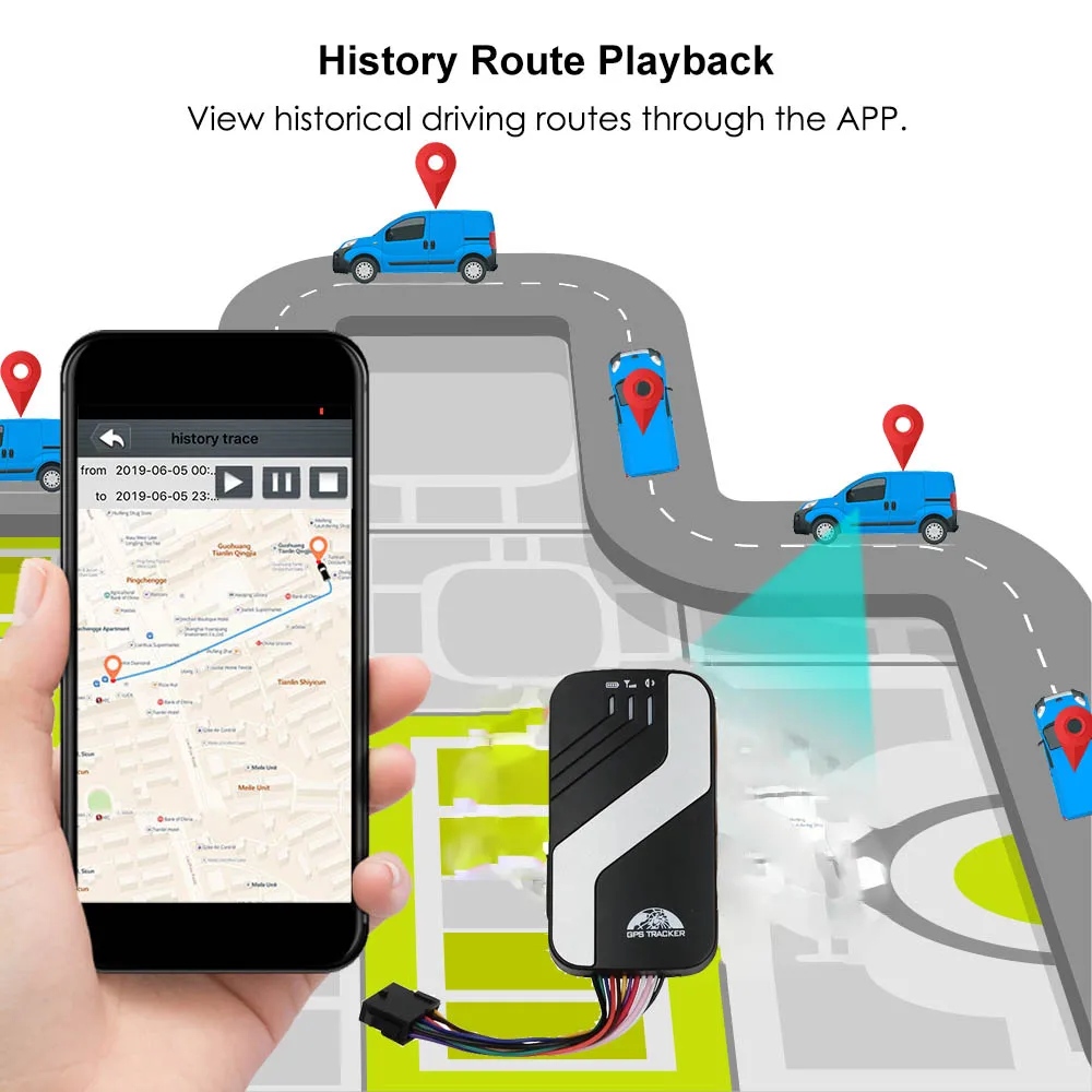 GPS-трекер Coban TK403b для автомобиля устройство отслеживания 4G LTE голосовой монитор