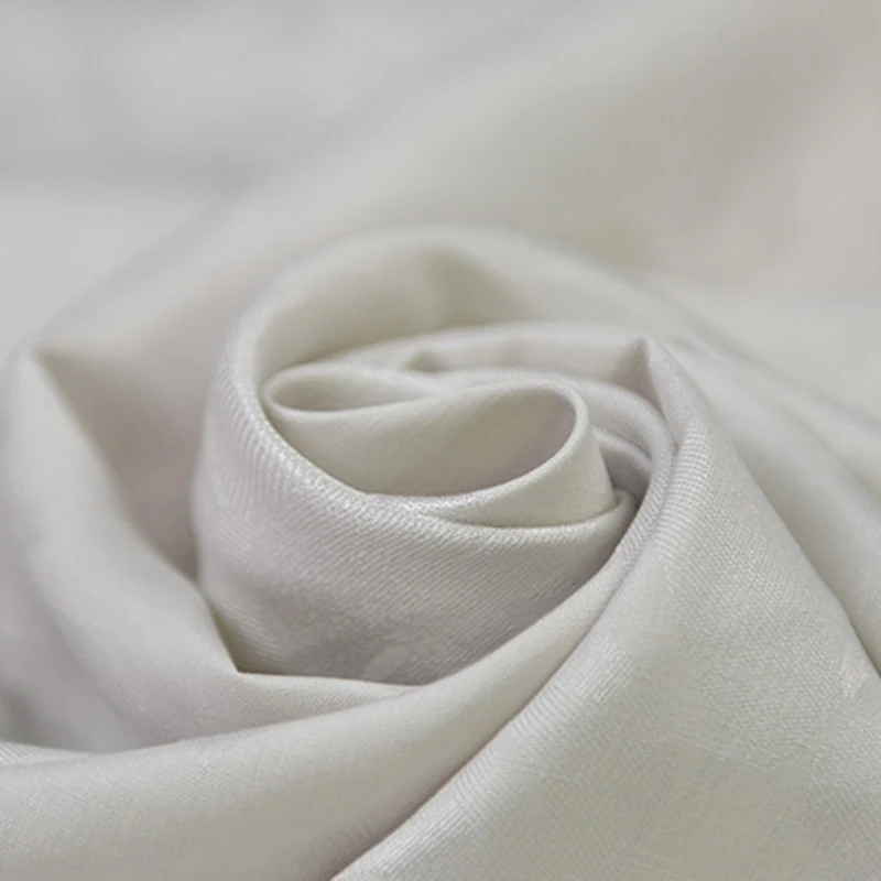 100 см * 140 элегантная жаккардовая шелковая ткань мягкий шелк Лен Шармез для