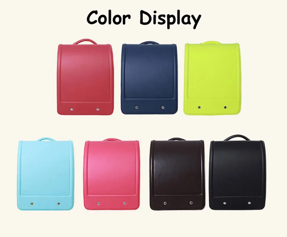 Симпатичные детские школьные ранцы для мальчиков и девочек большой рюкзак Randoseru