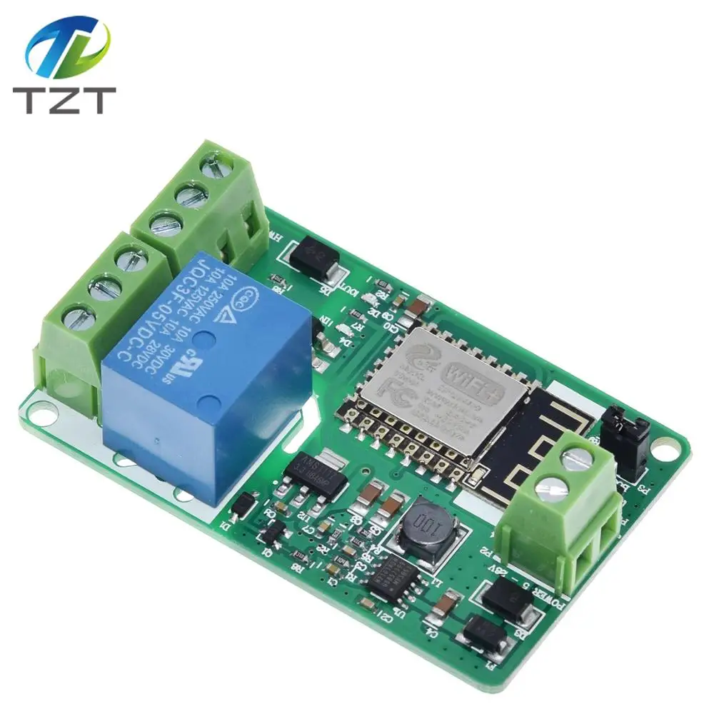 ESP8266 ESP 12F Wi Fi Беспроводной модуль реле 1 канал щит защита от перегрузок по току и