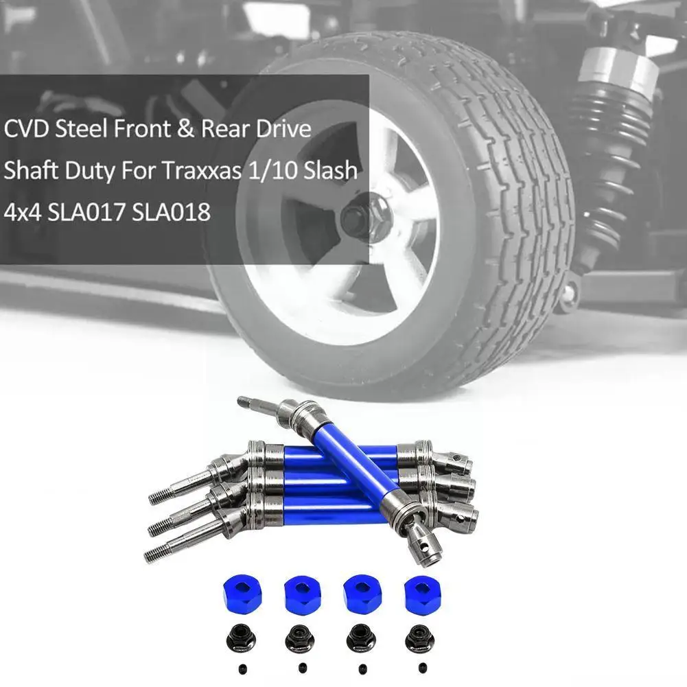

1/10 Traxxas-s Slash 4X4 Stampede VXL 2WD 6851R 6851X 6852X CVD 6852R передний привод из стали тяжелый вал задний E8C8