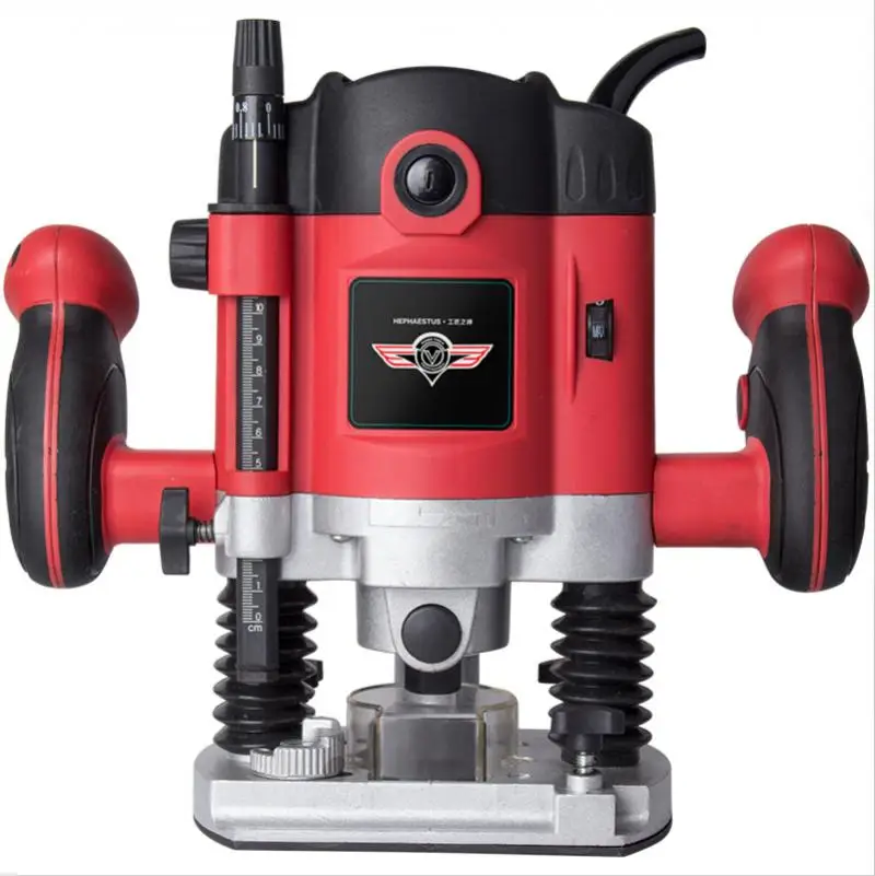 

1050W/1500W/2100W Woodworking Electric Router Trimmer Wood Milling Engraving Slotting Trimming Machine Hand Carving Carpentry