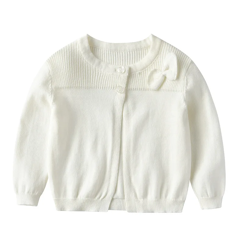 2021 серый свитер для маленьких девочек кардиган Весенняя верхняя одежда на одной