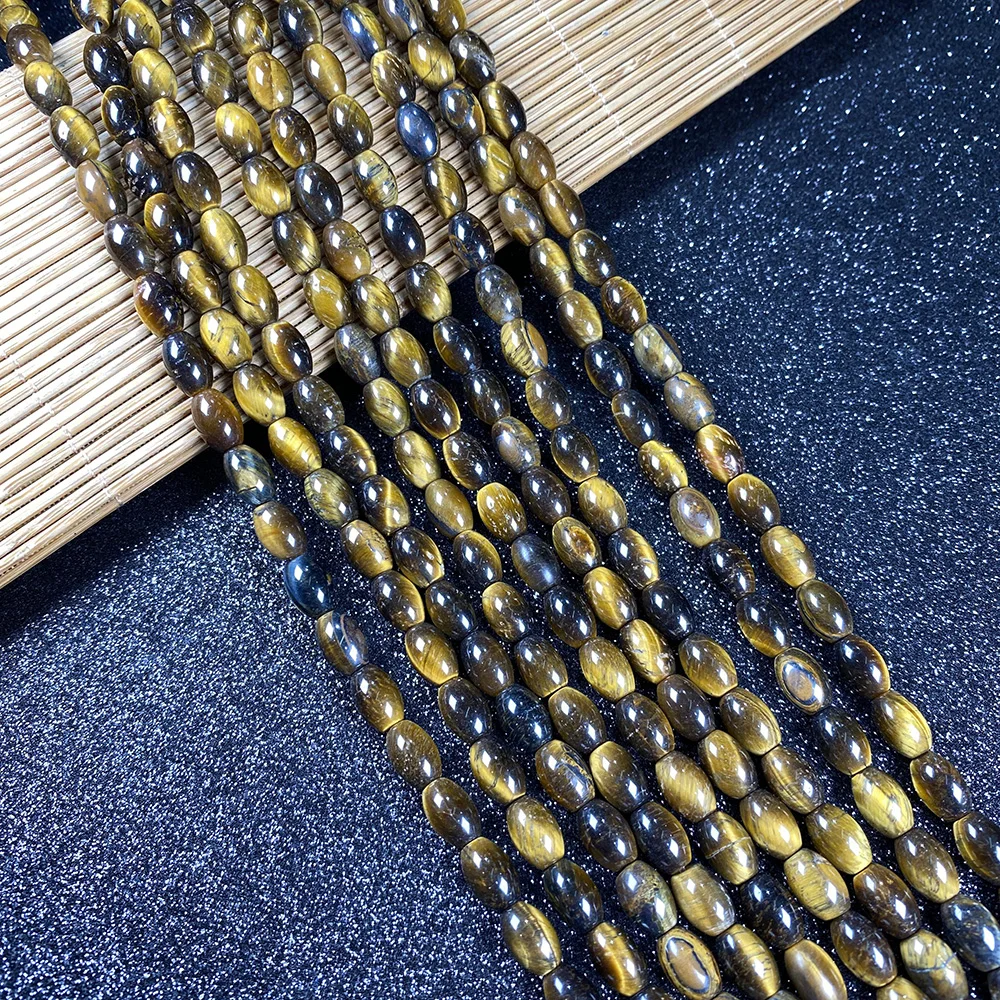 Бусины из агата кварца для изготовления ювелирных изделий 6 Х9 мм натуральный