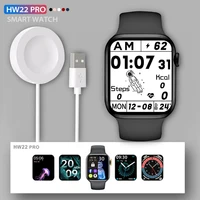 hw22 pro smart watch men heart rate monitor smart watch supports hebrew siri answer call bluetooth watch series 7 pk w37 pro