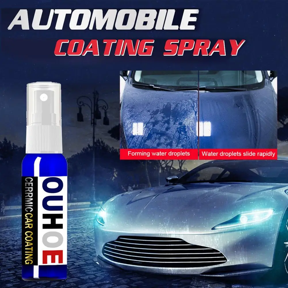 

120ml Nano Ceramic Car Coating Paint Care Spray Automotive Crystal Ceramic Car Polishing Cleaning SprayerShine Liquid Polish Wax