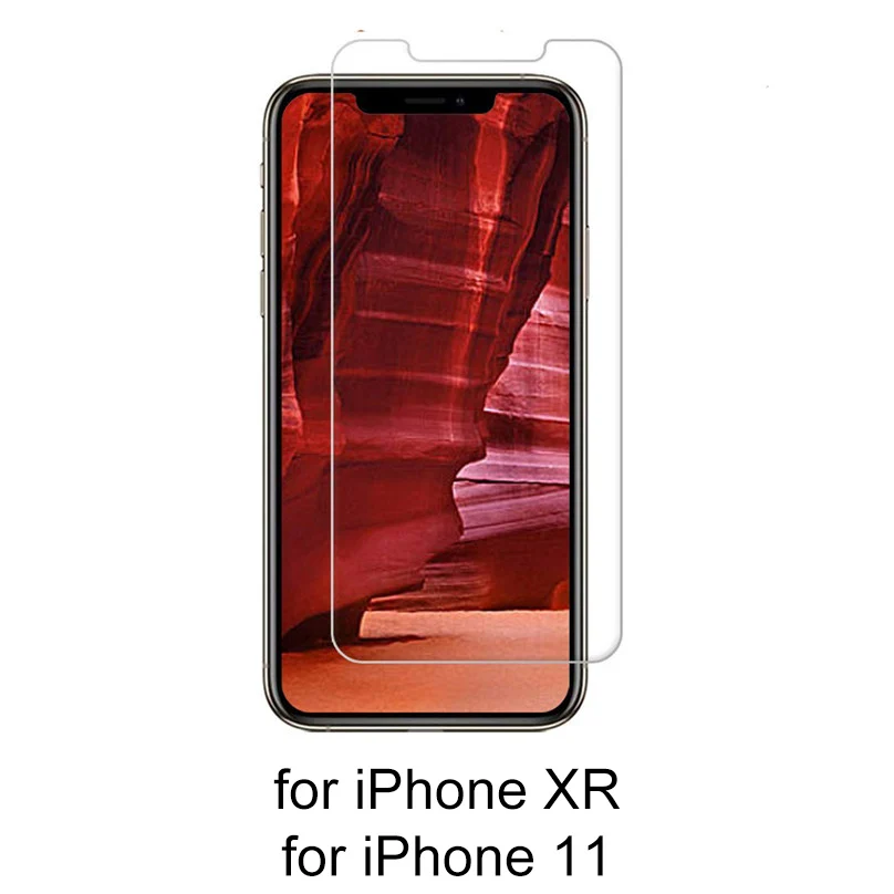 for 6.1 inch 9H закаленное стекло для Iphone 7 8 6 6s Plus 5 5S Se Защитное стекло для экрана для Iphone 11 Pro Xs Max X Xr пленка - Цвет: for 6.1 inch