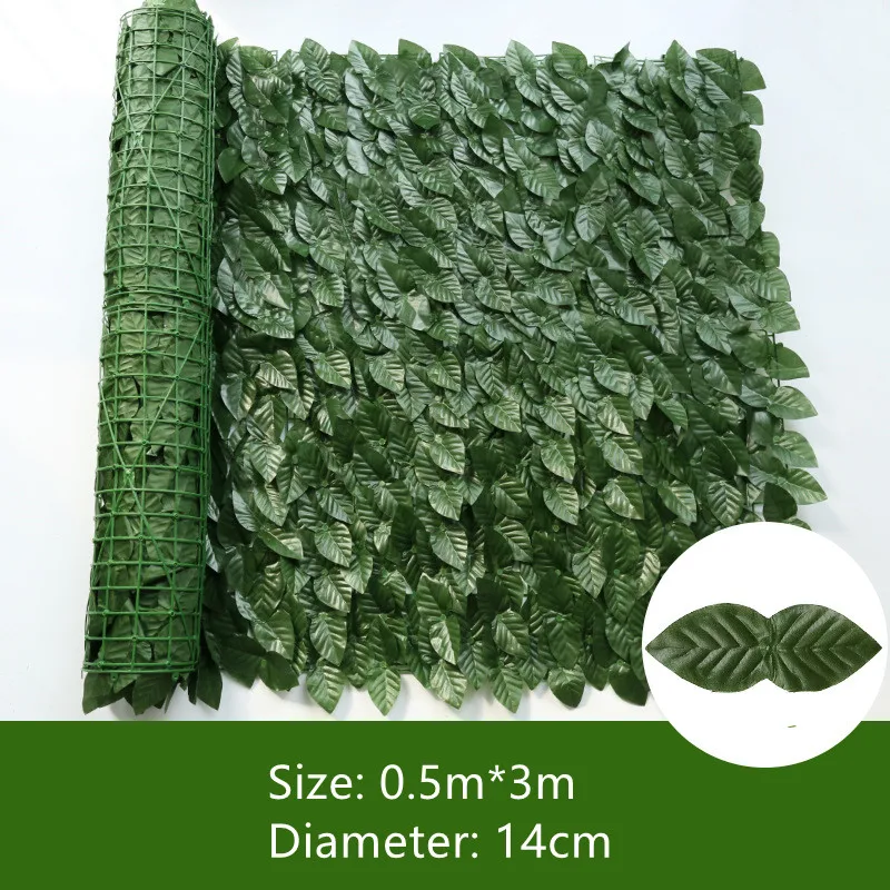 

Artificial Leaf Privacy Fence Roll Wall Landscaping Fence Privacy Fence Screen Outdoor Garden Backyard Balcony Fence Privacy