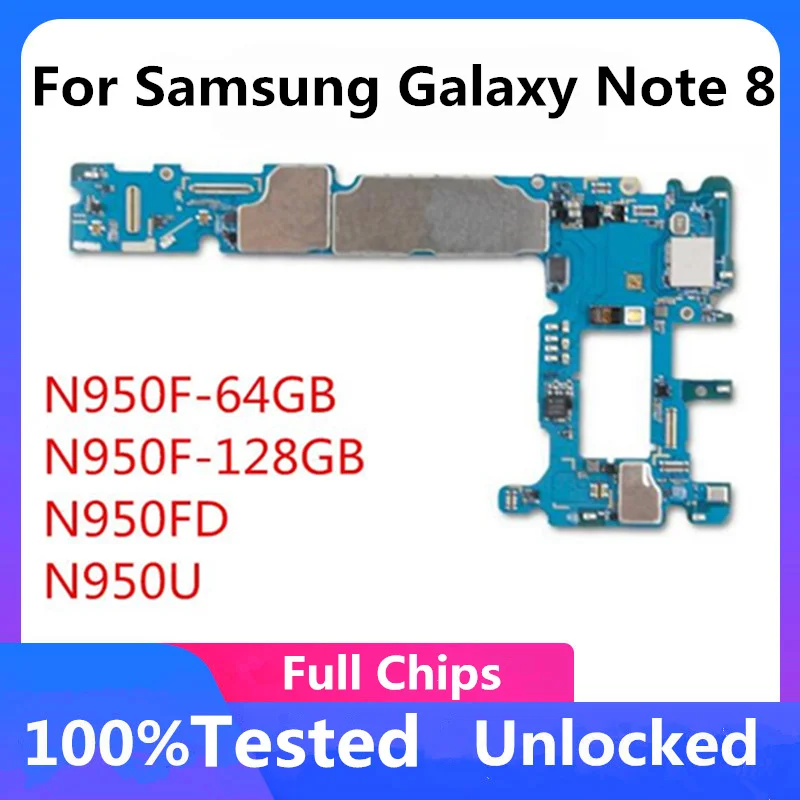 Для Samsung Galaxy Note 8 материнская плата N950F N950FD N950U оригинальная разблокированная