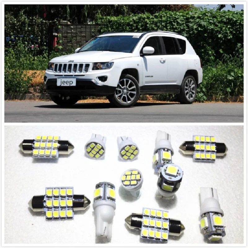 11 комплектов белых светодиодных ламп внутренняя упаковка 10 & 36 мм купол карты для