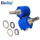 2 шт.компл. 3590S многоповоротный проволочный потенциометр 10K 500R 1K 2K 5K 20K 50K 100K регулятор громкости регулируемый резистор