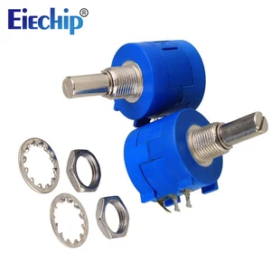 2 шт.компл. 3590S многоповоротный проволочный потенциометр 10K 500R 1K 2K 5K 20K 50K 100K регулятор громкости регулируемый резистор