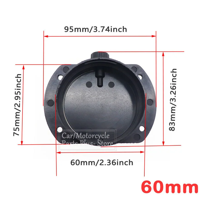 60 мм Автомобильный нагреватель редуктор выхлопной трубы для Webasto Eberspacher трубка