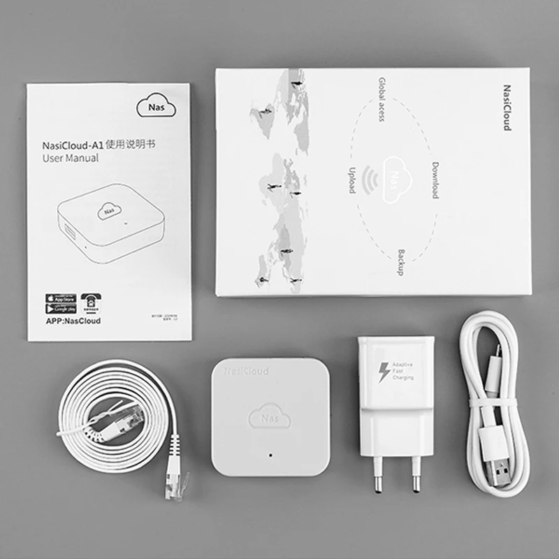 NAS Drive Enclosure Network Storage Hard Case Expansion Box Personal Cloud Nascloud A1 Remote Access HDD | Компьютеры и офис