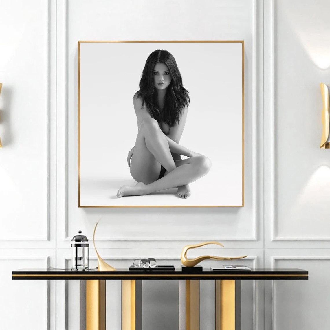 Альбомная обложка альбома с музыкой Селена Гомез постер на холсте