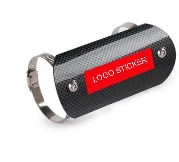 g-Akrapovic sticker Мотоцикл Ak gp-project глушитель крышка из углеродного волокна цветной протектор тепловой щит крышка защита TMAX530 CB400 - Цвет: g-Akrapovic sticker