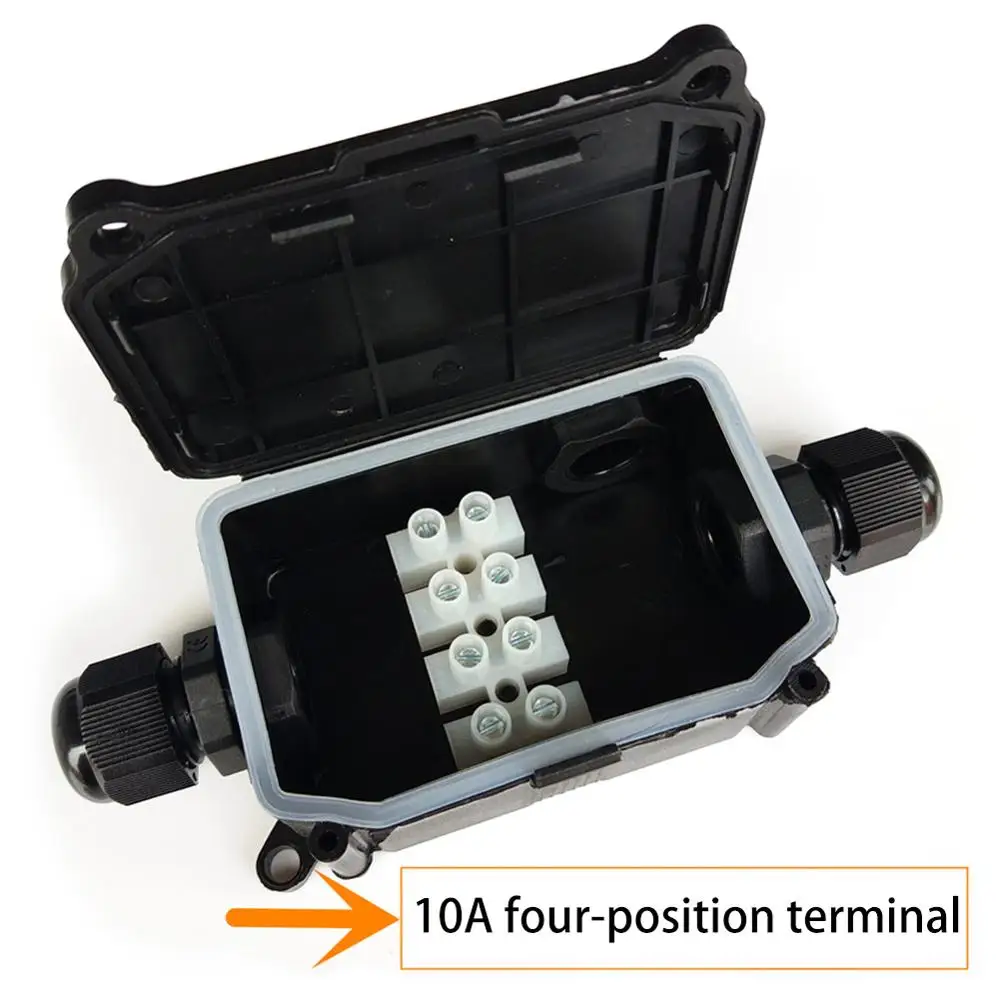 IP66 Тройник водонепроницаемая распределительная коробка с 3 отверстиями защита