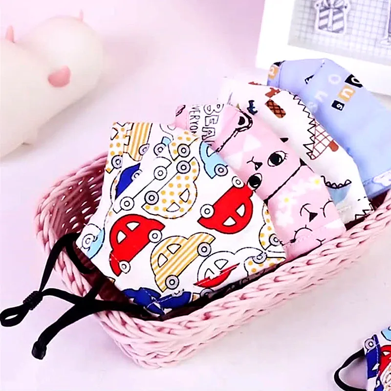 От 3 до 12 лет мультяшная маска для детей PM2.5 воздухопроницаемая Пылезащитная лица