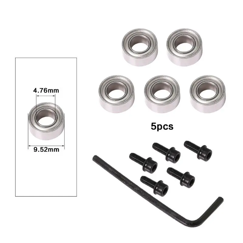 

P82C Durable Steel Bearings Accessories Kit Fits for Milling Cutter Heads and Shank Carpentry Tool