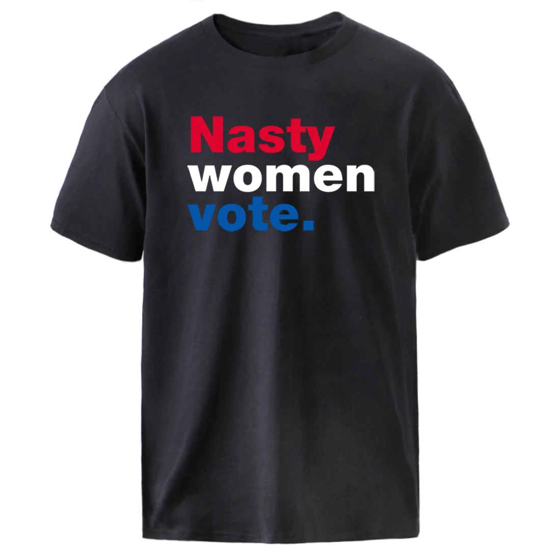 Женская футболка с надписью &quotNasty Woman&quot летняя уличная коротким рукавом