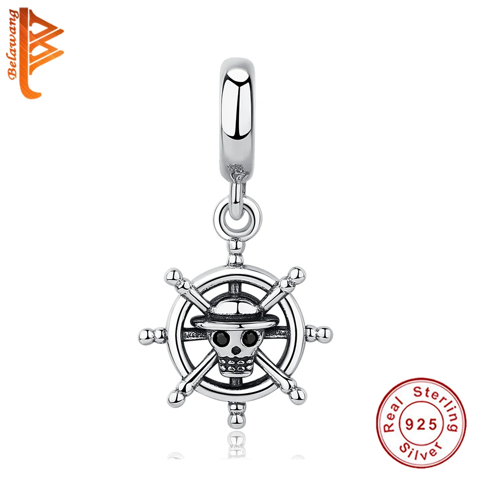 Модный кулон в виде черепа Очаровательные бусы подходит для браслета ожерелье