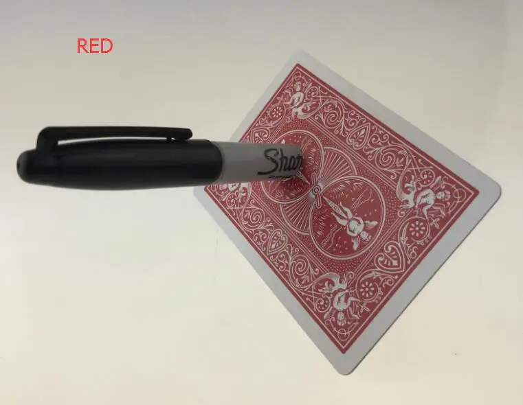 Sharpie через карту 2 0 (Мерцающая карта + Инструкция ручка) волшебные трюки сцена