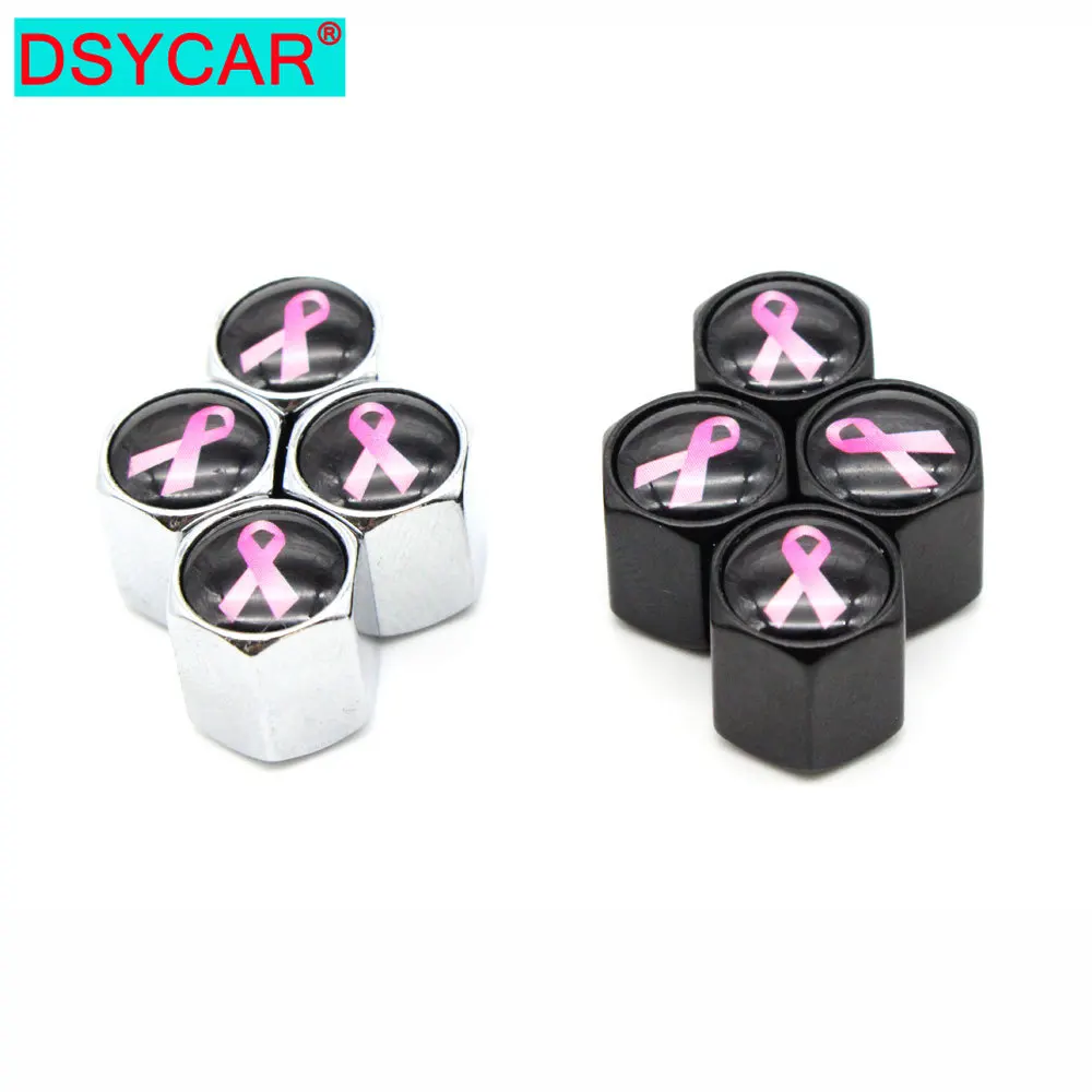 DSYCAR 4 шт./компл. Стайлинг автомобиля из цинкового сплава колпачок клапана