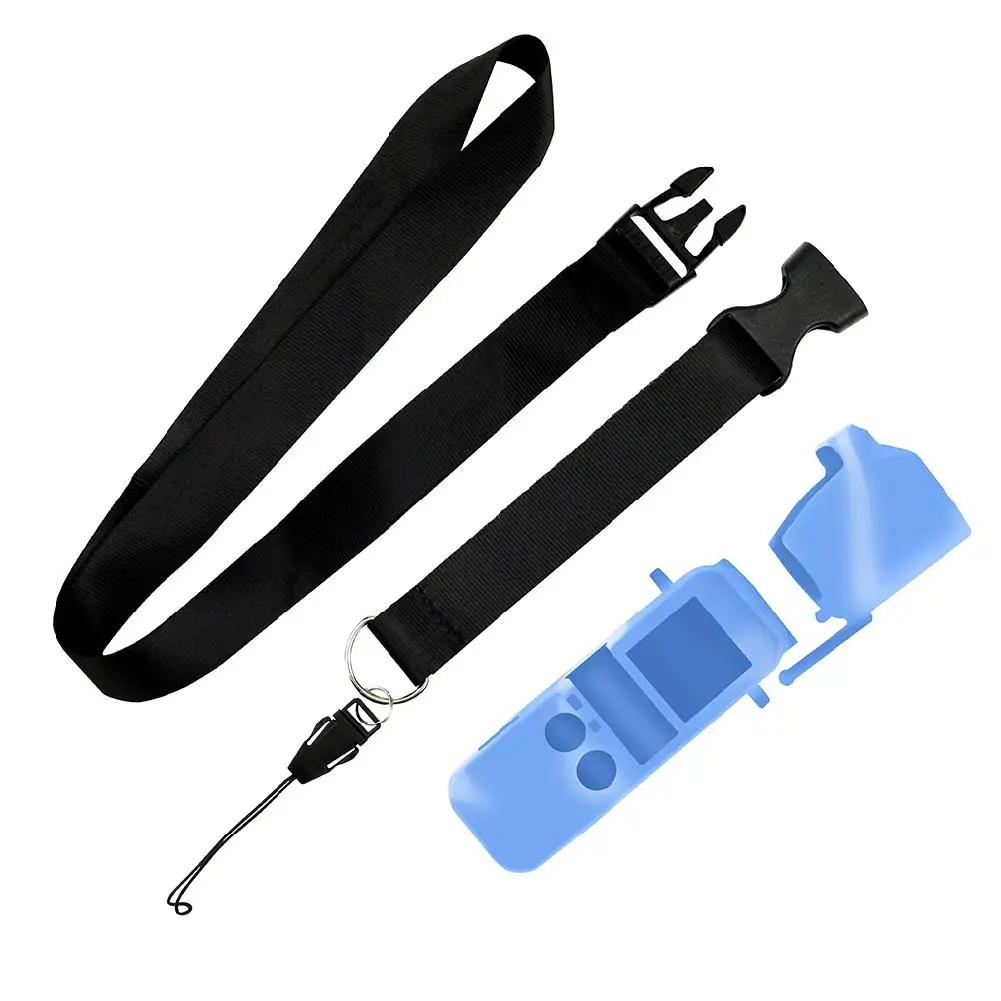 Для DJI OSMO Карманный Протектор набор Мягкий силиконовый чехол с шеей/ремешок для