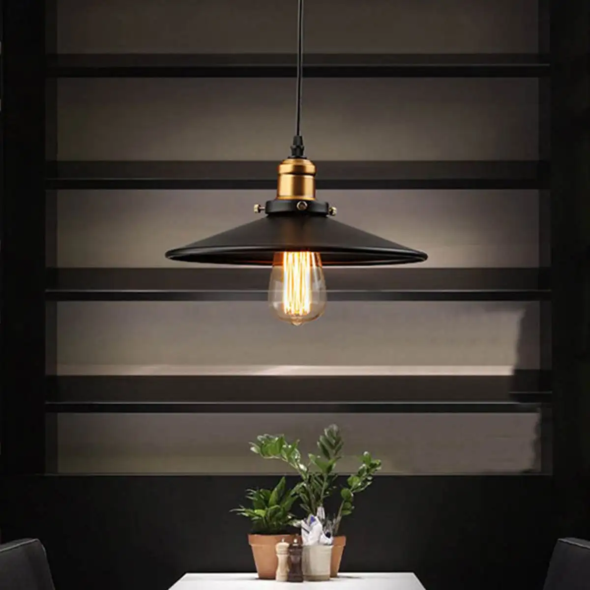 Потолочный светильник Лофт Винтаж Круглые ретро потолочный Промышленный дизайн