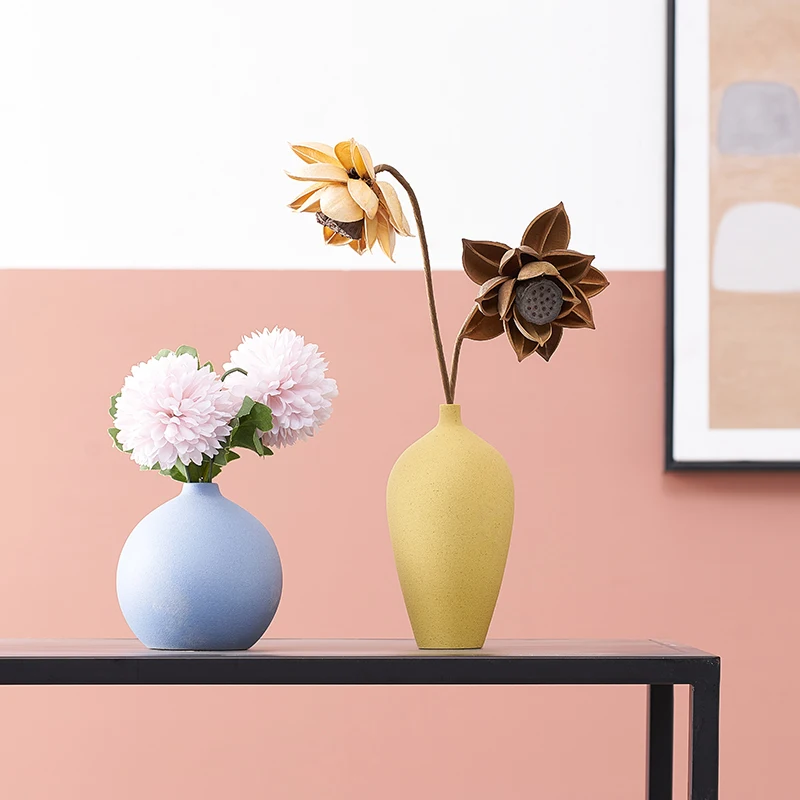 Креативная керамическая ваза для гостиной спальни украшения скандинавский дом