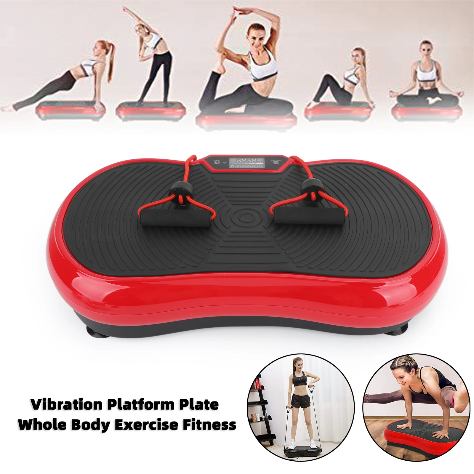 

Vibration Platform Plate Whole Body Exercise Fitness Massager Machine Slim