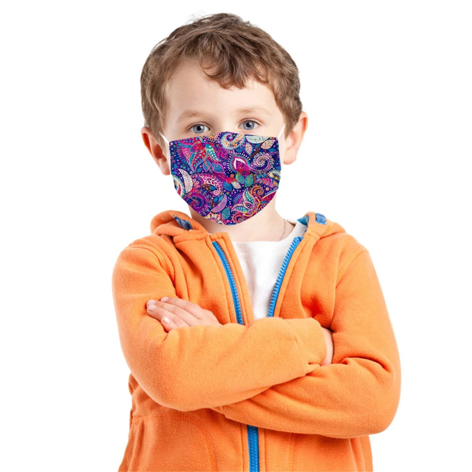 Маска детская трехслойная с фильтром утолщенная маска для лица и рта быстрая