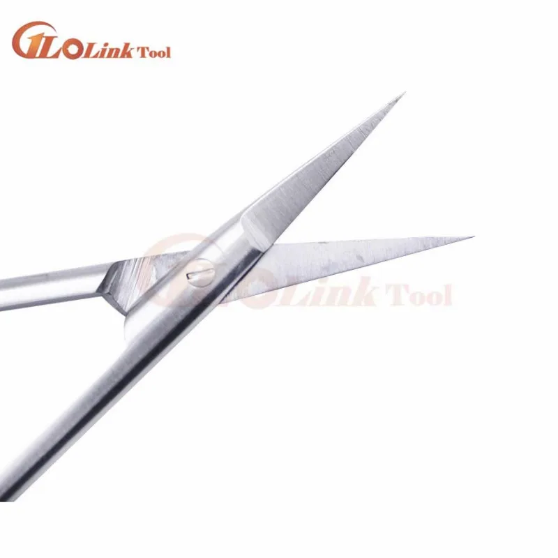 Ножницы для двойного века с золотой ручкой 9 5 см из нержавеющей стали