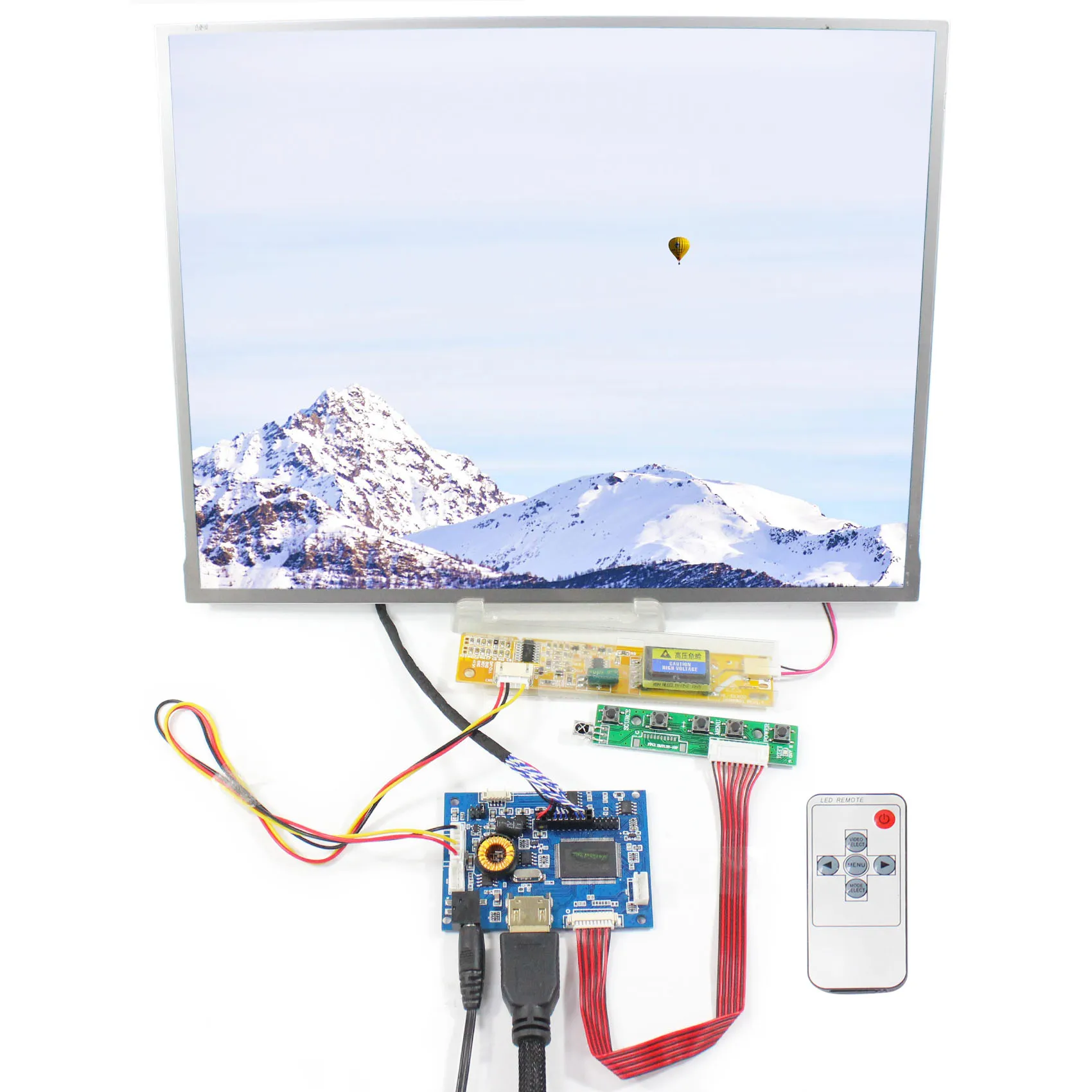 

HD MI LCD Controller Board With 13.3 in TM133XG 1024X768 LCD Screen