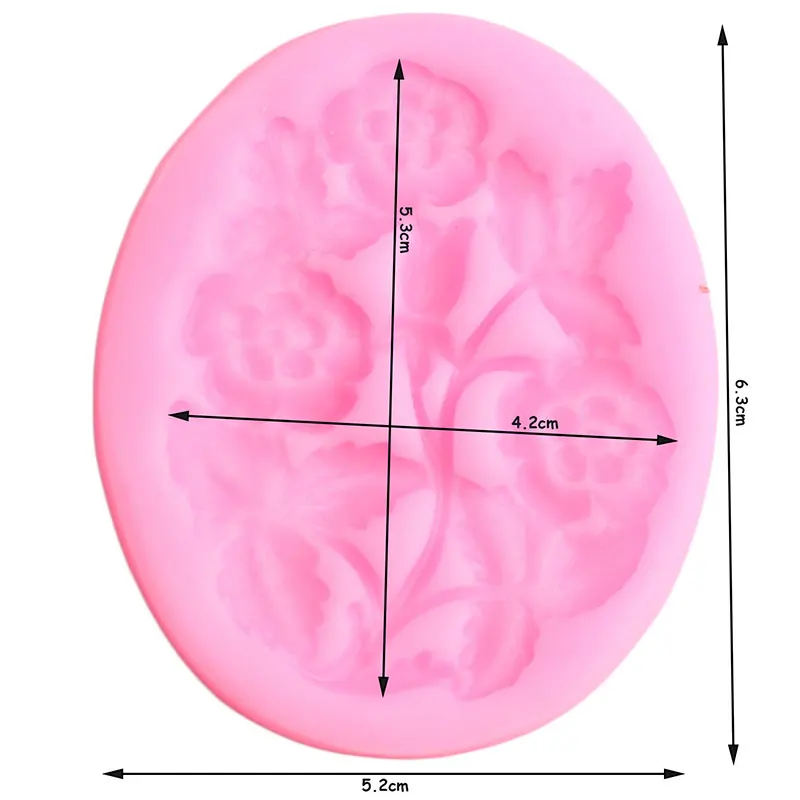 Sugarcraft цветок границы Силиконовые формы ручной работы вечерние помадка для кекса