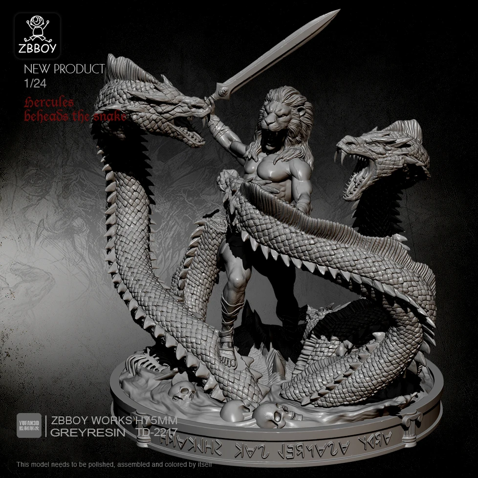 Наборы моделей из смолы 75 мм God of War Leech самосборные TD-2217 | Игрушки и хобби