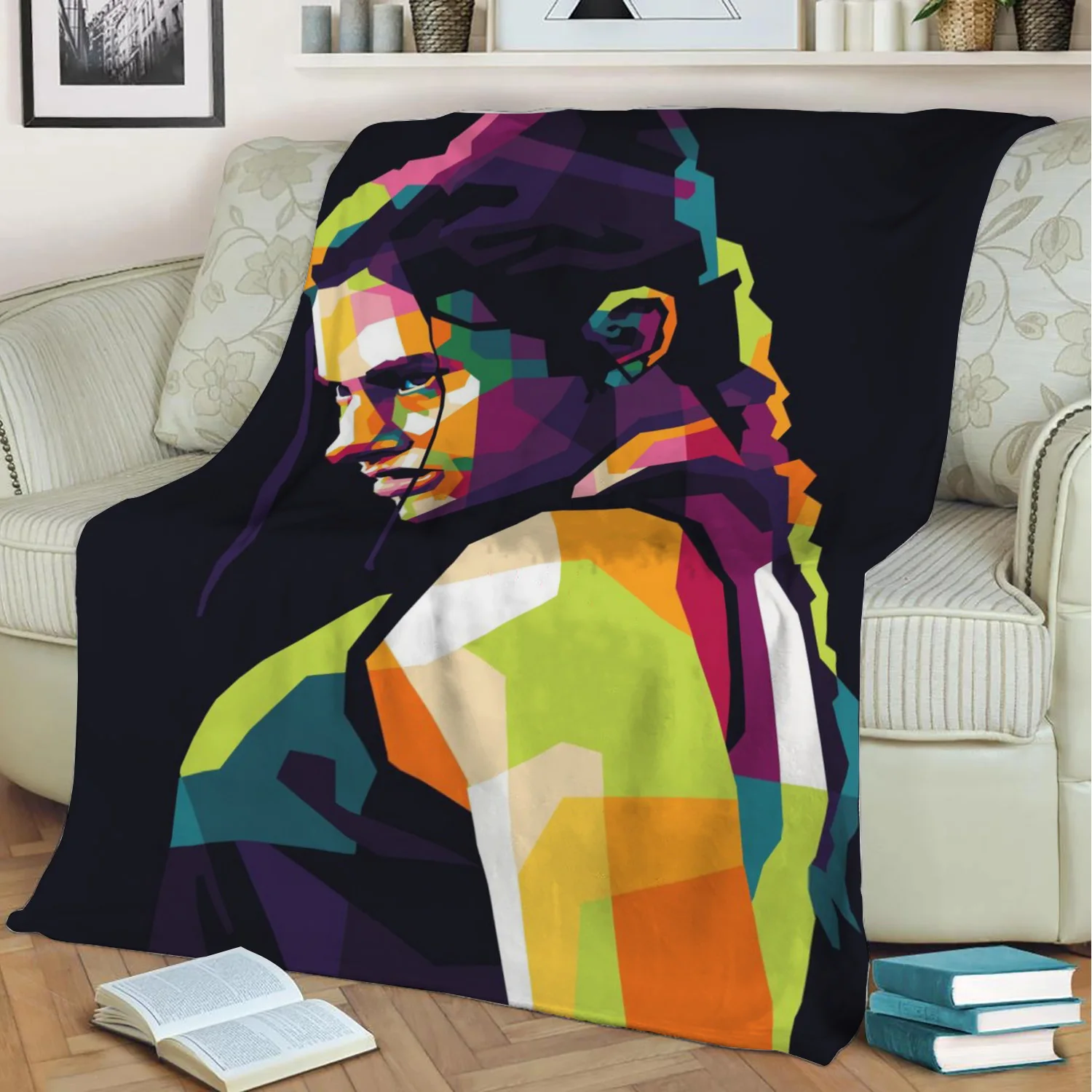 

Abby the last of us 3D Print Plush Blanket Throw On Sofa Home Decor Soft Warmth Washable Nap Blanket Dropshipping