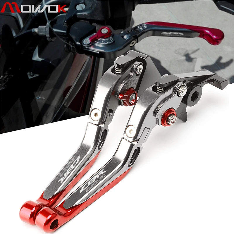 

For Honda CBr650R CBR 650R 2019-2020 CNC Adjustable Folding Extendable Motorcycle Brake Clutch Levers With "CB650R' LOGO