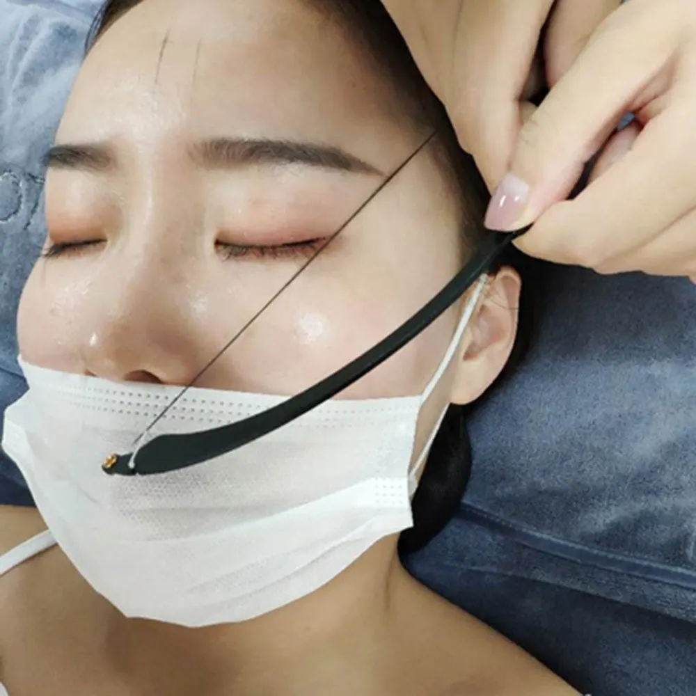 2019 трафарет для бровей с струнами микроблейдинг измерительный инструмент набор