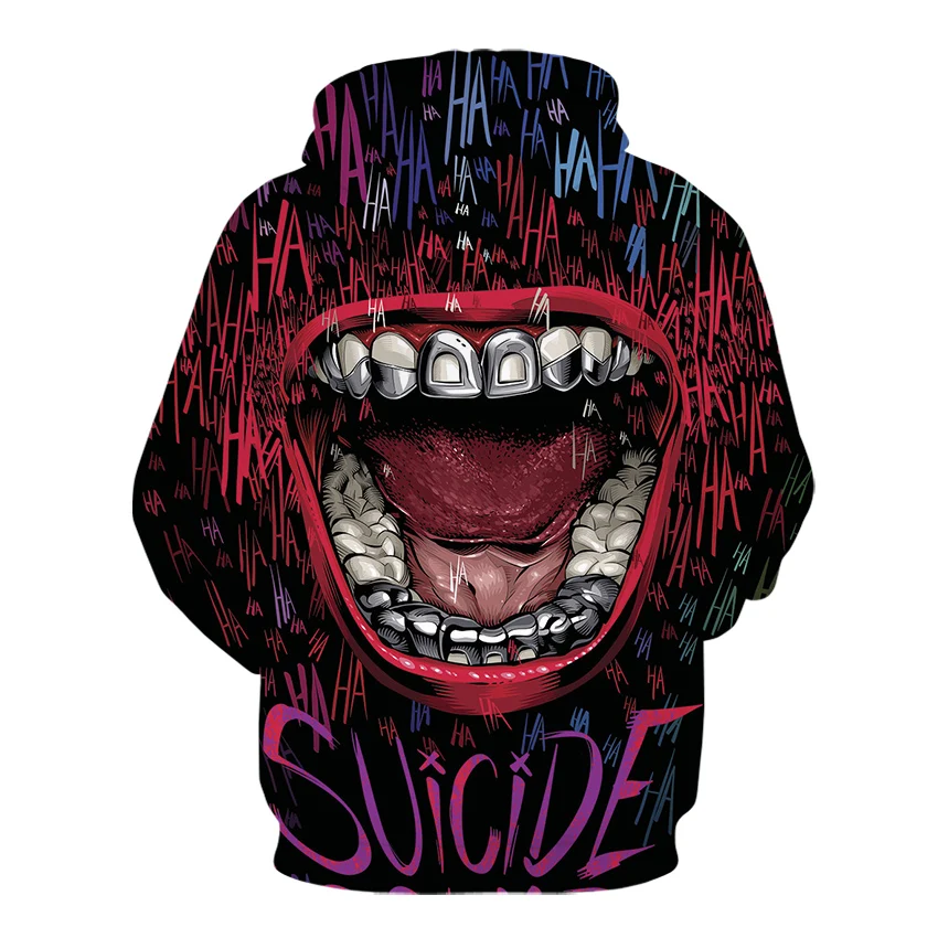 Новое поступление 2020 модные толстовки с капюшоном 3D принтом Рики из фильма ужасы