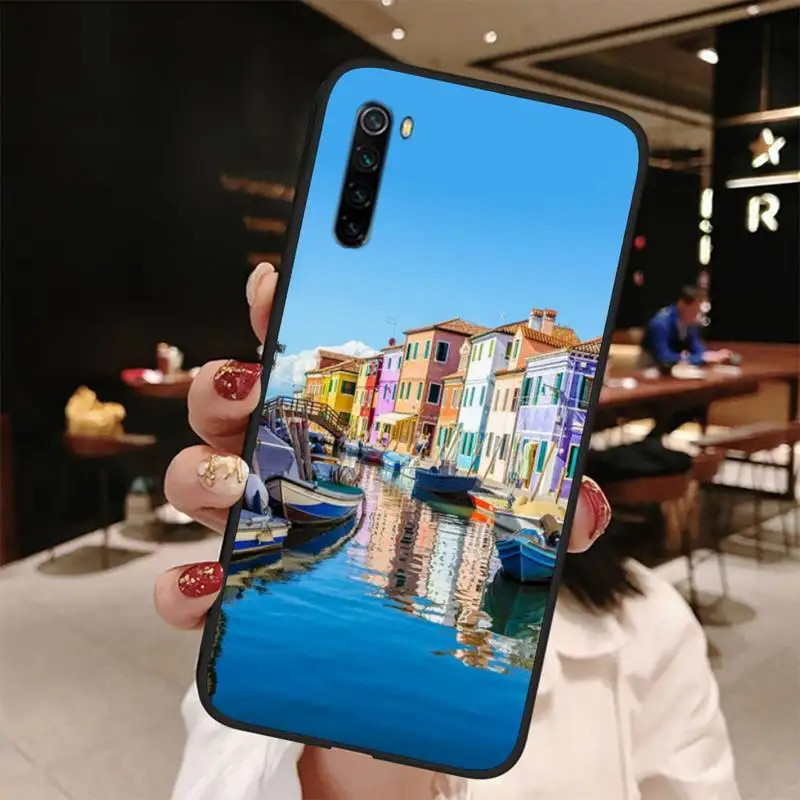

Venice Phone Black Case Back Shell For Xiaomi Note Max Mi 3 7 8 9se Redmi 7 7a 8 8t 9 10 Pro Lite Cases Cover