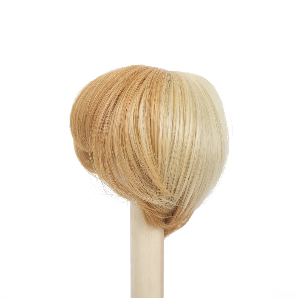 Парики из коротких волос с термостойкой проволокой цвета хаки коричневые