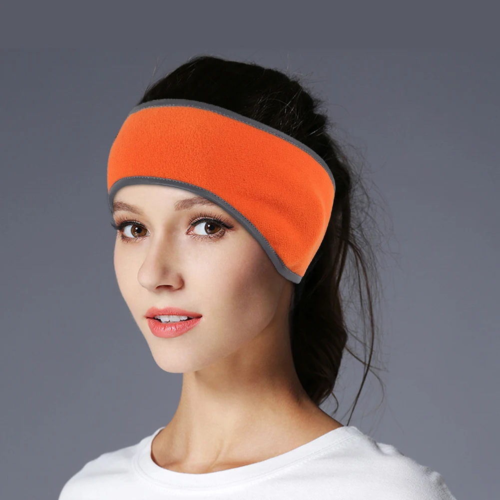 Зимняя повязка для волос с защитой ушей Теплая Флисовая Повязка на голову