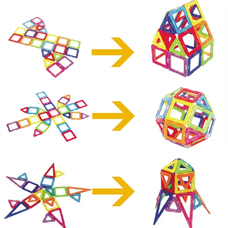 Качественный большой размер Магнитный конструктор набор для строительства